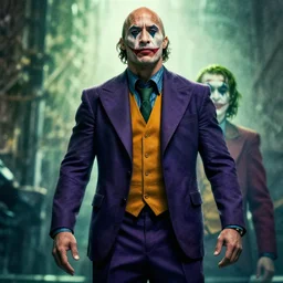 dwayne johnson as the joker in batman 2 0 2 3