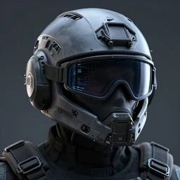 tactical vision goggles operative combat future nano tech helmet sleek digital painting highly detailed render 4 k 8 k hd trending on artstation