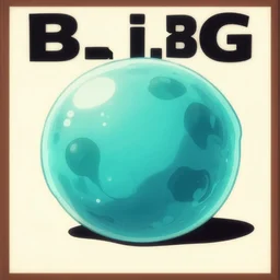 the notorious b. i. g. as a jello planet, anime, flattened, squashed, shaded lighting poster by magali villeneuve, jeremy lipkin and michael garmash, rob rey and kentaro miura style, trending on art station