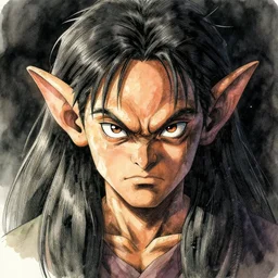 portrait, a troll lost in an anime world, watercolor, dramatic lighting, cinematic, establishing shot, extremely high detail, foto realistic, cinematic lighting, pen and ink, intricate line drawings, by Yoshitaka Amano, Ruan Jia, Kentaro Miura, Artgerm, post processed, concept art, artstation, matte painting, style by eddie mendoza, raphael lacoste, alex ross