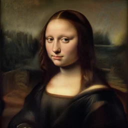 Renaissance painting of  modern Anime girl, visible brushstrokes, in style of Rembrandt
