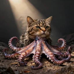 the unholy merging of a cat and octopus