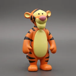 tigger figurine, 1 9 6 0 s, realistic, dslr photo, product shot