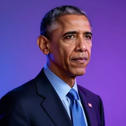 obama by greg rutkowski, blue and purle lighting, digital art, ultra realistic, ultra detailed, photorealistic, 4k, character concept