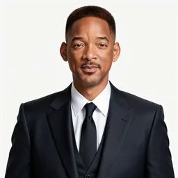 will smith is james bond in suit and tie, white background, hyperdetailed, artstation, cgsociety, 8 k