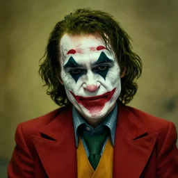 uncanny valley portrait of bill nye cosplaying as the joker, artstation