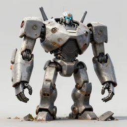 broken dirty giant robot abandon trending on artstation hd 4 k 8 k high detail digital painting