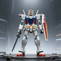 Gundam Standing in a Void