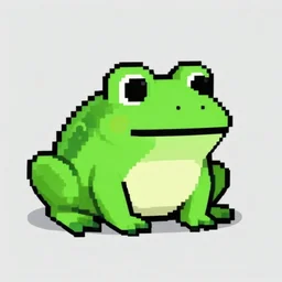 pixel art frog # pixelart