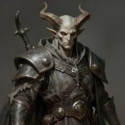 cultist of chaos with horns. calm face. dressed in a ripped mantle, robe. warhammer style, character concept art, sharp detailed face, extremely high details, artstation contest winner, masterpiece, art by philippe druillet, arthur rackham, jean giraud, alphonse mucha, kenton nelson