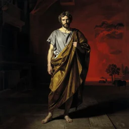 Dante's Inferno, by Gottfried Helnwein, dramatic lighting, high contrast colors, panoramic view, as trending on Artstation,