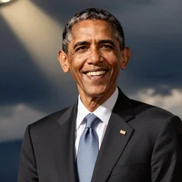 Baraka obama smiling
