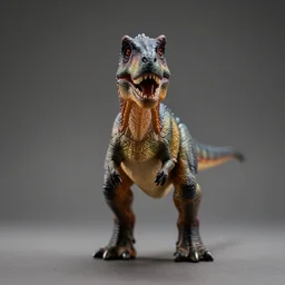 closeup of a dinosaur plastic toy, depth of field, zeiss lens, detailed, symmetrical, centered, breathtaking, 8 k resolution, extremely detailed, beautiful, establishing shot, artistic, hyperrealistic, octane render