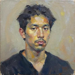 impasto painting by joseph lee