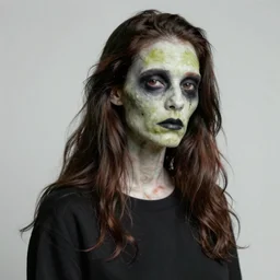 Portrait of an elegant zombie by Mandy Jurgens