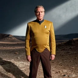 Jack Nicholson plays Jan-Luc Picard in Star Trek, still from the film