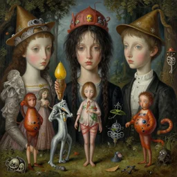 hyper - maximalist overdetailed painting by espepelen feat naoto hattori. artstation. deviantart. cgsociety. inspired by hieranonymus bosch and heidi taillefer. surrealism infused lowbrow style. hyperdetailed high resolution render by binx. ly in discodiffusion. dreamlike polished render by machine. delusions. sharp focus.
