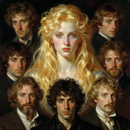 a portrait of lucifer by wayne barlowe, gustav moreau, goward,  Gaston Bussiere and roberto ferri, santiago caruso, and austin osman spare, ((((occult art))))