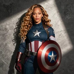 beyonce as captain america