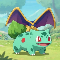 bulbasaur pokemon adorable illustration