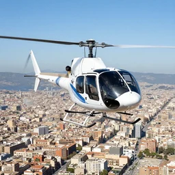 Barcelona Spain, picture taken from helicopter, camera angle perpendicular to ground
