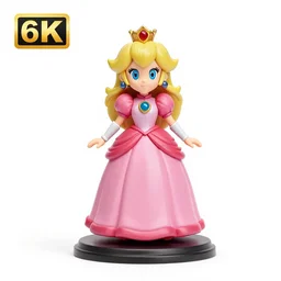 80mm resin detailed miniature of Princess peach from super mario, Product Introduction Photos, 4K, Full body