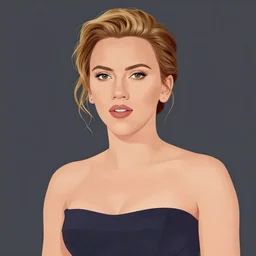 scarlett johansson in the style fiona staples
