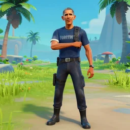 [ barack obama ] in [ fortnite ], fortnite screenshot