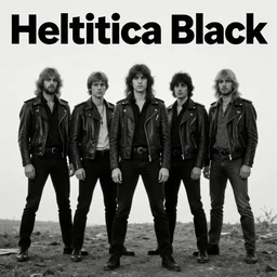 album cover for a 1986 psych rock shoe gaze band called Helvetica Black