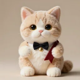 award winning photograph of a plush cat