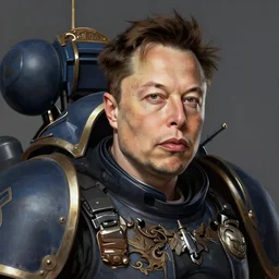 portrait of elon musk as warhammer 4 0 k, highly detailed, digital painting, artstation, concept art, wallpaper, smooth, sharp focus, illustration, art by giger and artgerm and greg rutkowski and alphonse mucha