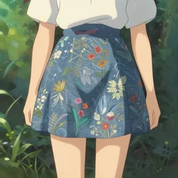 beautiful short skirt, have a sense of design, animation, by makoto shinkai