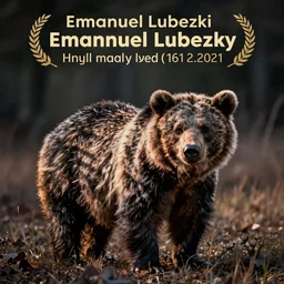 wildlife photography of an Owlbear by Emmanuel Lubezki