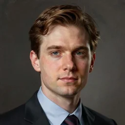 hyper realistic, portrait of dwight schrute painted by greg rutkowski, wlop, loish,