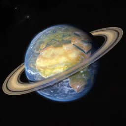 saturn hit earth