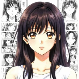full headshot portrait of a pretty young anime woman, drawn by WLOP, by Avetetsuya Studios, attractive character, colored sketch anime manga panel, trending on artstation
