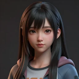 clothed, worksafe. cgsociety, by wlop, ilya kuvshinov, krenz cushart, greg rutkowski, trending on artstation. zbrush sculpt, octane, maya, houdini, vfx. close - up face of a cute young anime thai filipino j - pop av idol girl. cinematic dramatic atmosphere, sharp focus, soft volumetric studio lighting.