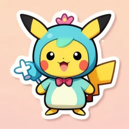 cute miss mascot mesma © rella mesma © rella gothorita pokemon sticker art, cronobreaker, beeple game icon