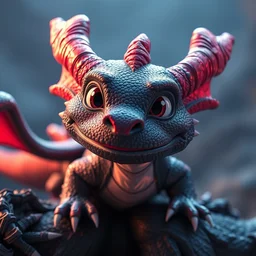 funny dragon, disney, pixar, 8 k, hd, dof, kodak film, volumetric lighting, subsurface! scattering!, iridescent!, photorealistic, octane render