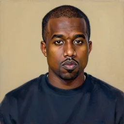 kanye west as a disney character, a portrait painting