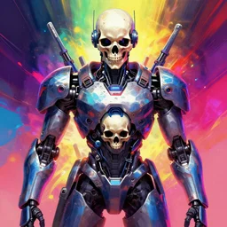 prompt! dream symmetry!! stunning portrait of a mech futuristic soldier skull!! by victo ngai, kilian eng vibrant colours, dynamic lighting, digital art, winning award masterpiece, fantastically beautiful, illustration, aesthetically inspired by beksinski and dan mumford, trending on artstation, art by greg rutkowski, 8 k