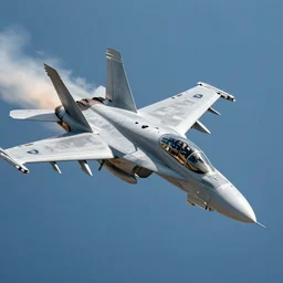 F-18 breaking through the speed of sound, digital art