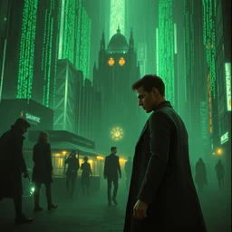 2 0 1 8 blade runner movie still mixed with the matrix by denis villeneuve tom anders zorn hans dragan bibin thoma greg rutkowski ismail inceoglu alphonse mucha