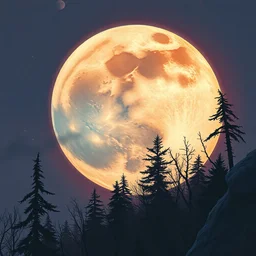 the moon. highly detailed digital painting, watercolor, soviet realism, engraving, artstation, concept art, smooth, sharp focus, vivid grunge, manga illustration, unreal engine 5, 8, art by bilibin and kilian eng and kuvshinov and malevich and mucha