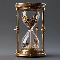 an intricate steampunk hourglass, highly detailed, digital, smooth, 8k octane, extremely hyperdetailed, intricate complexity, sharp focus