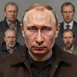 vladimir putin is a beggar, is hungry homeless, despair, by donato giancola and greg rutkowski and wayne barlow and zdzisław beksinski, realistic face, digital art
