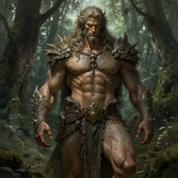 god of the forest, 3 0 years old, rugged, male, gorgeous, detailed face, amazing, thighs!!!!!!, muscular, intricate, highly detailed, digital painting, artstation, concept art, sharp focus, illustration, art by greg rutkowski and alphonse mucha