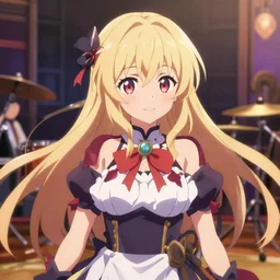 isekai cute anime girl in a magical music video, stylized, beautiful lineart, depth of focus, rankings pixiv, artstation, exposure,, soft lighting, srgb, 4 k artstation, hdr, cinematic, by kadokawa, nitroplus, mihoyo, kodansha, shogakukan