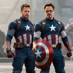 captain america sees tony stark again in avengers infinity war 2018