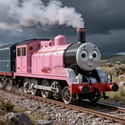 Thomas the Tank Engine, metallic Pink